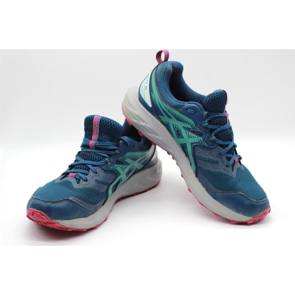 Asics Gel Sonoma 6 Women's Blue Goretex Trail Running Shoes Sz 10 M 1012A921